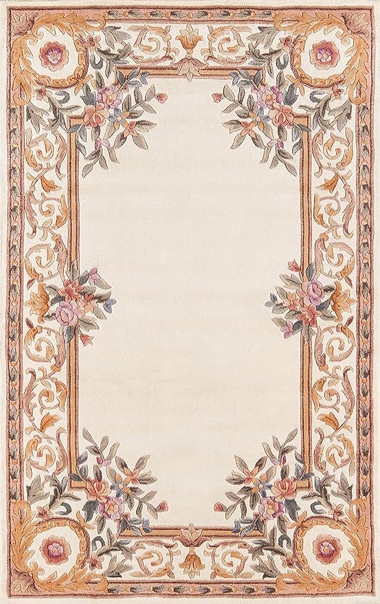 Aubusson Design Hand Tufted Woolen Rugs - Alef home