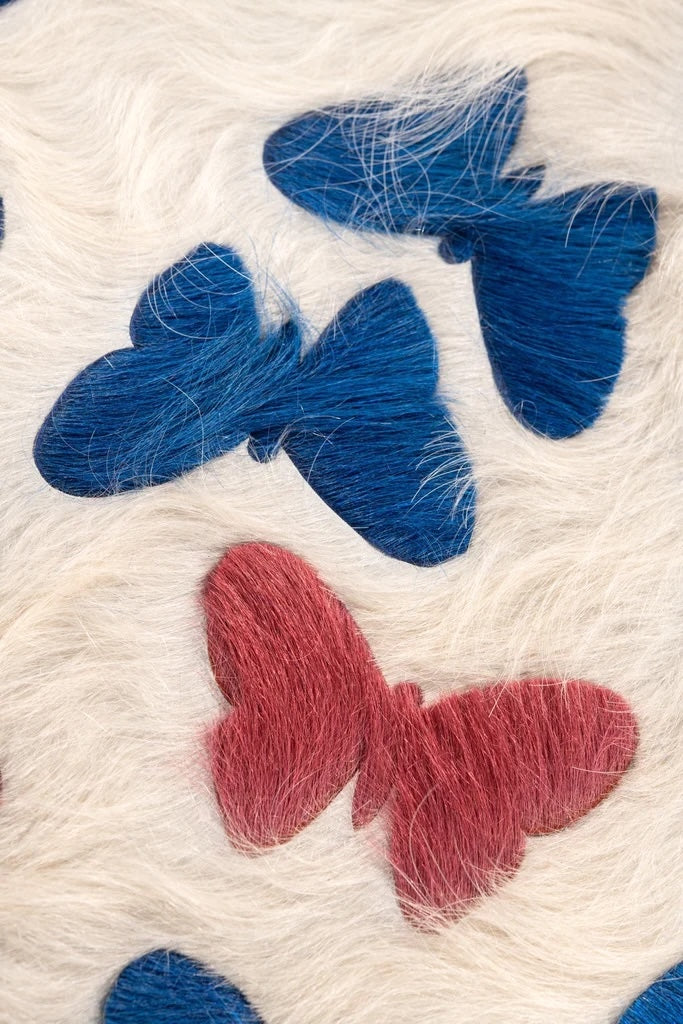 Butterfly Leather Rug - Alef home