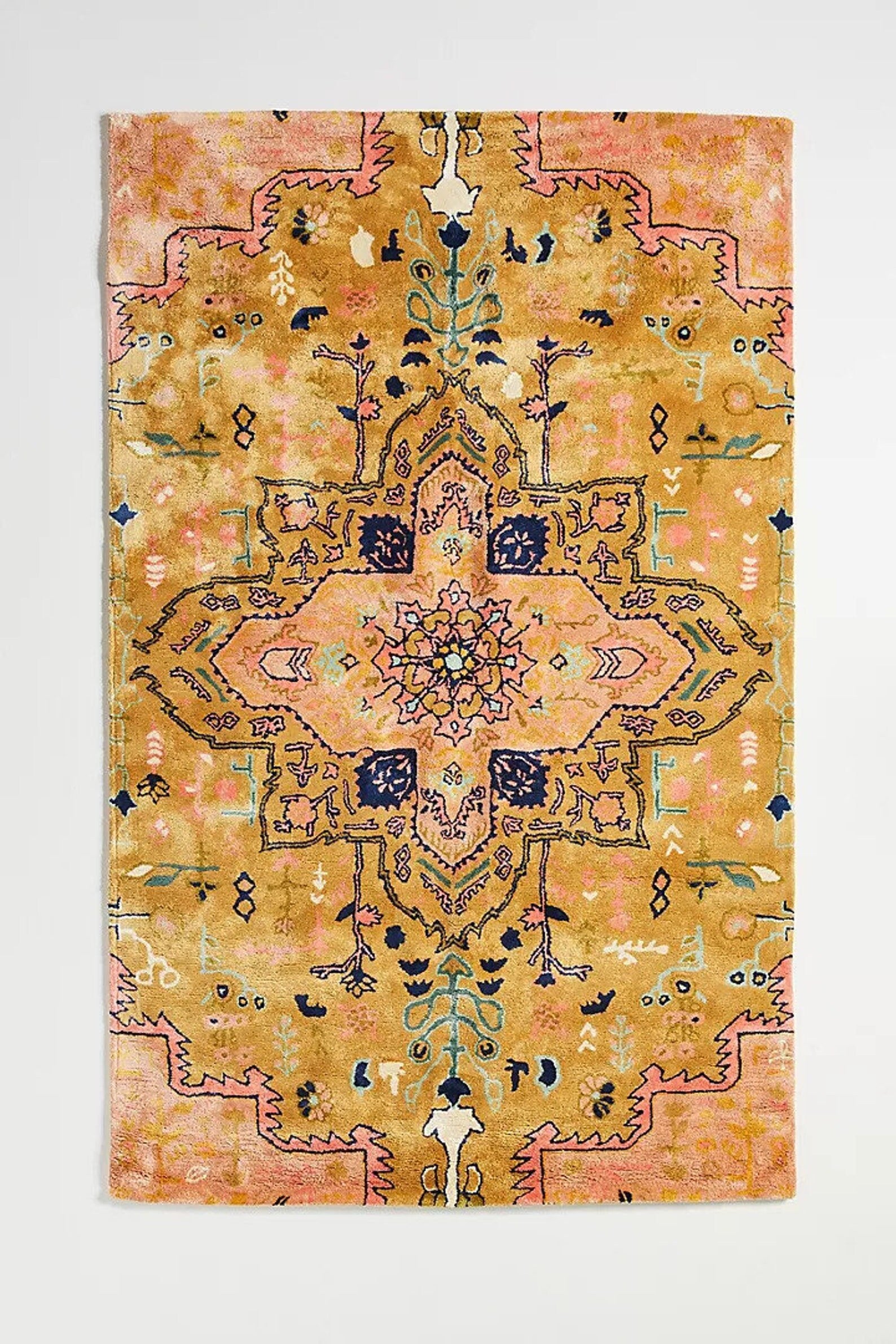 Floral Hand Tufted Woolen Area Rugs