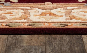 Aubusson Design Hand Tufted Woolen Area Rug - Alef home