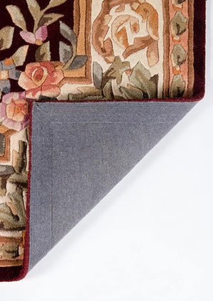 Aubusson Design Hand Tufted Woolen Area Rug - Alef home