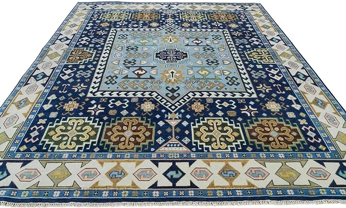 Turkish Oushak Rug Nevy Blue