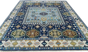 Turkish Oushak Rug Nevy Blue - Alef home