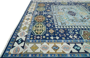 Turkish Oushak Rug Nevy Blue - Alef home