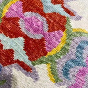 Turkish Oushak Rug White And Pink - Alef home