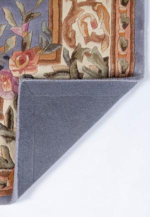 Aubusson Design Hand Tufted Floor Rug - Alef home