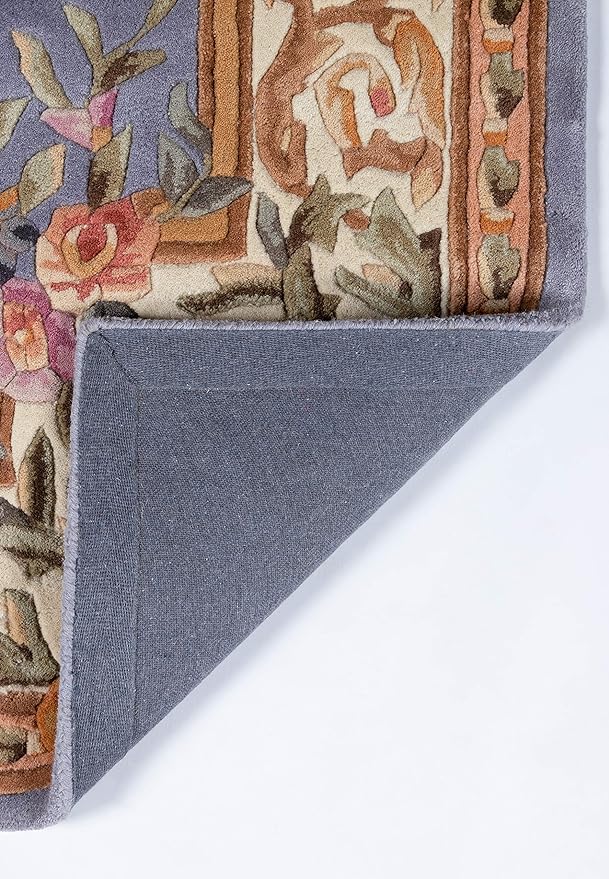 Aubusson Design Hand Tufted Floor Rug