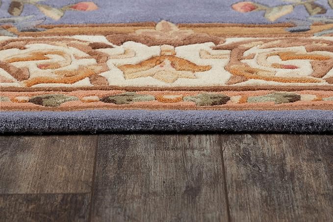 Aubusson Design Hand Tufted Floor Rug
