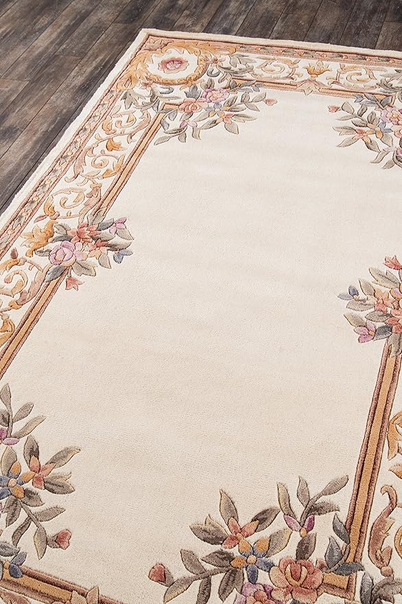 Aubusson Design Hand Tufted Woolen Rugs