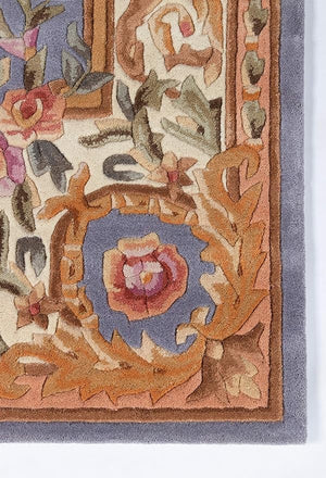 Aubusson Design Hand Tufted Floor Rug - Alef home