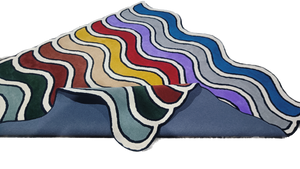 Irregullar Tufted Rug Stripe Design Colourful - Alef home
