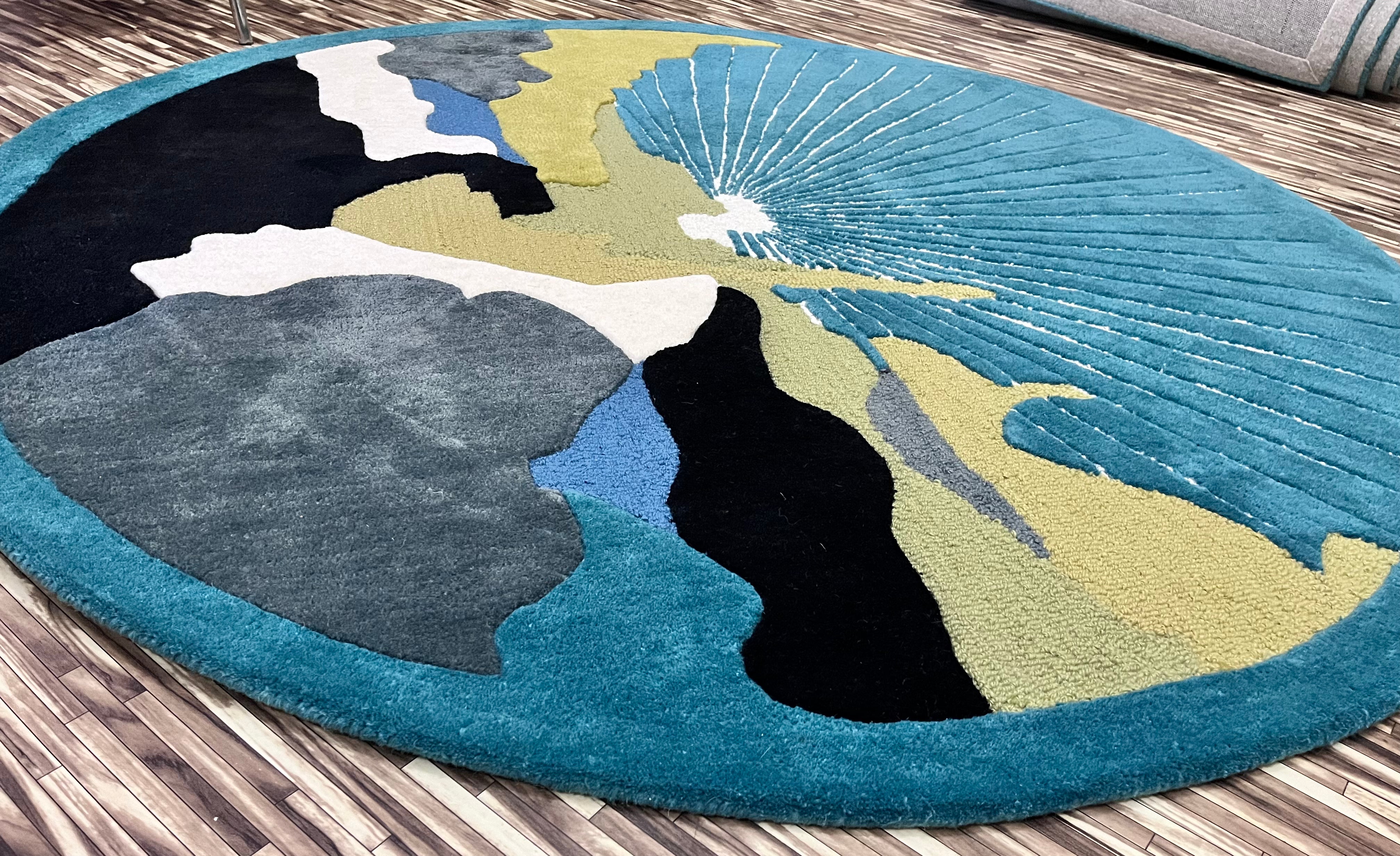 Round Shape Hand Tufted Round Rug