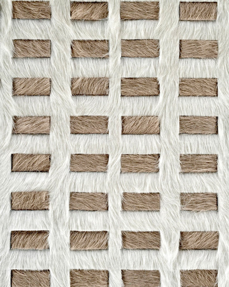 Leather hairon Patchwork - Alef home