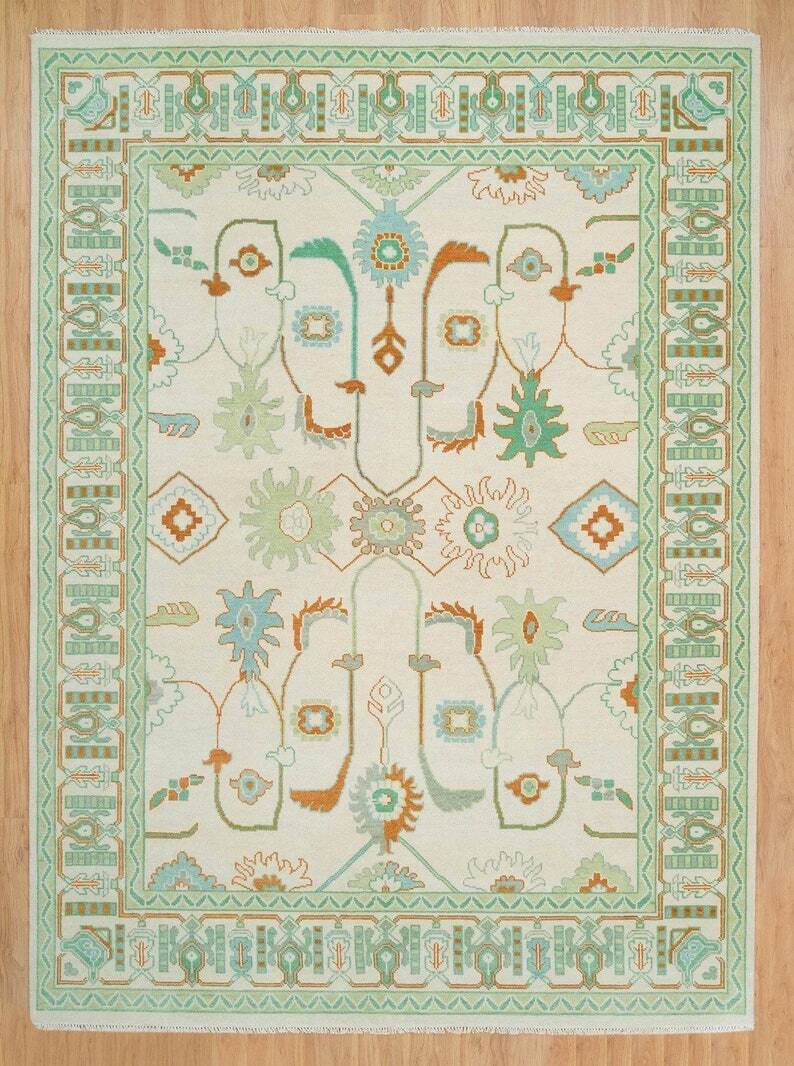 Turkish Oushak Rug