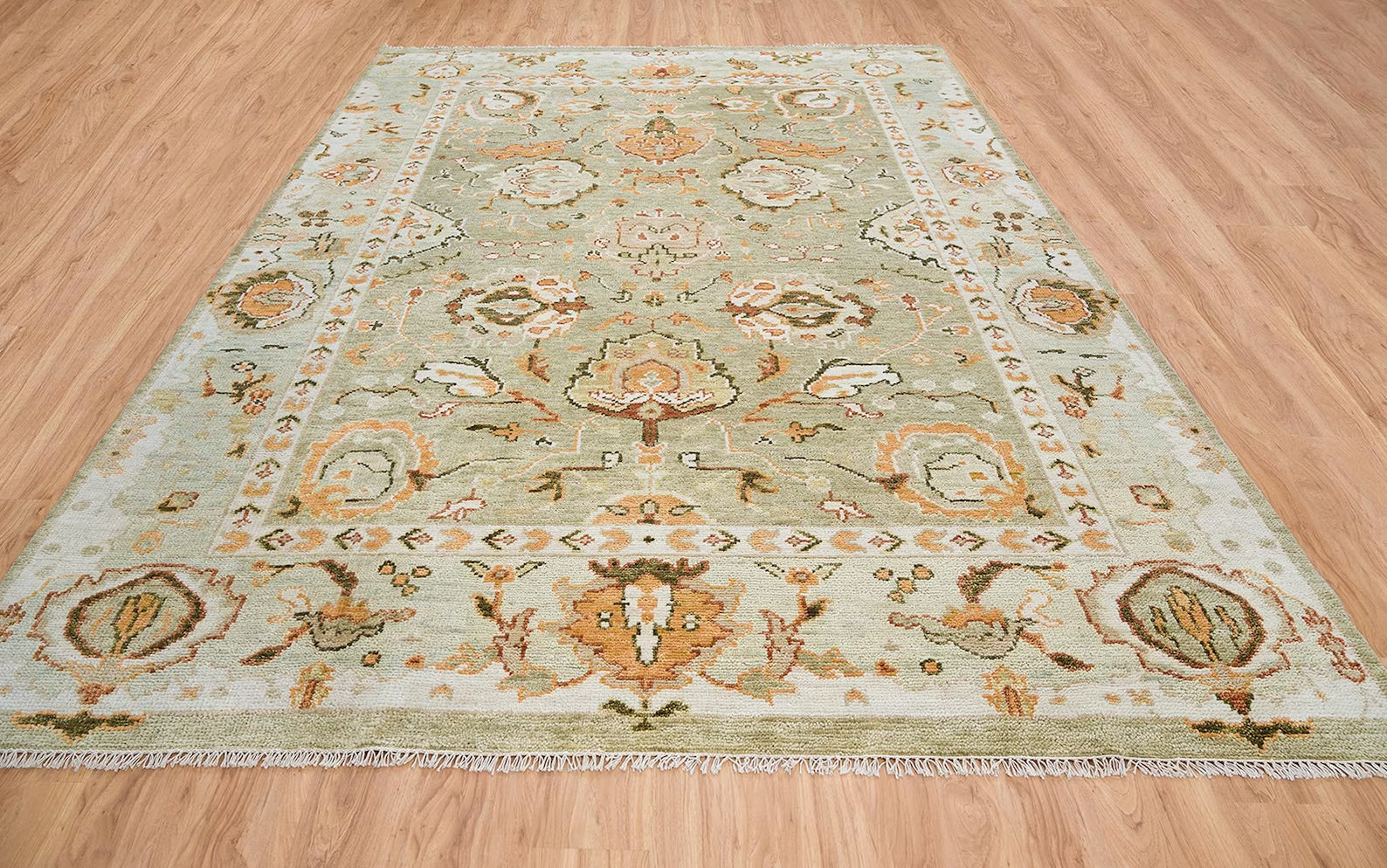 Turkish Oushak Rug Gold