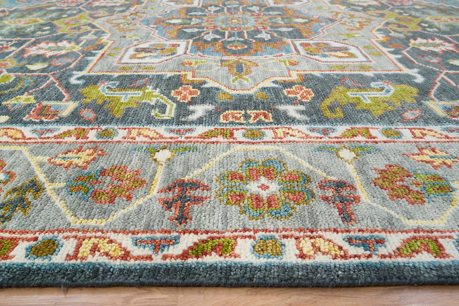 Turkish Oushak Rug Grey