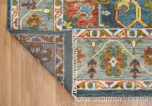 Turkish Oushak Rug Grey - Alef home