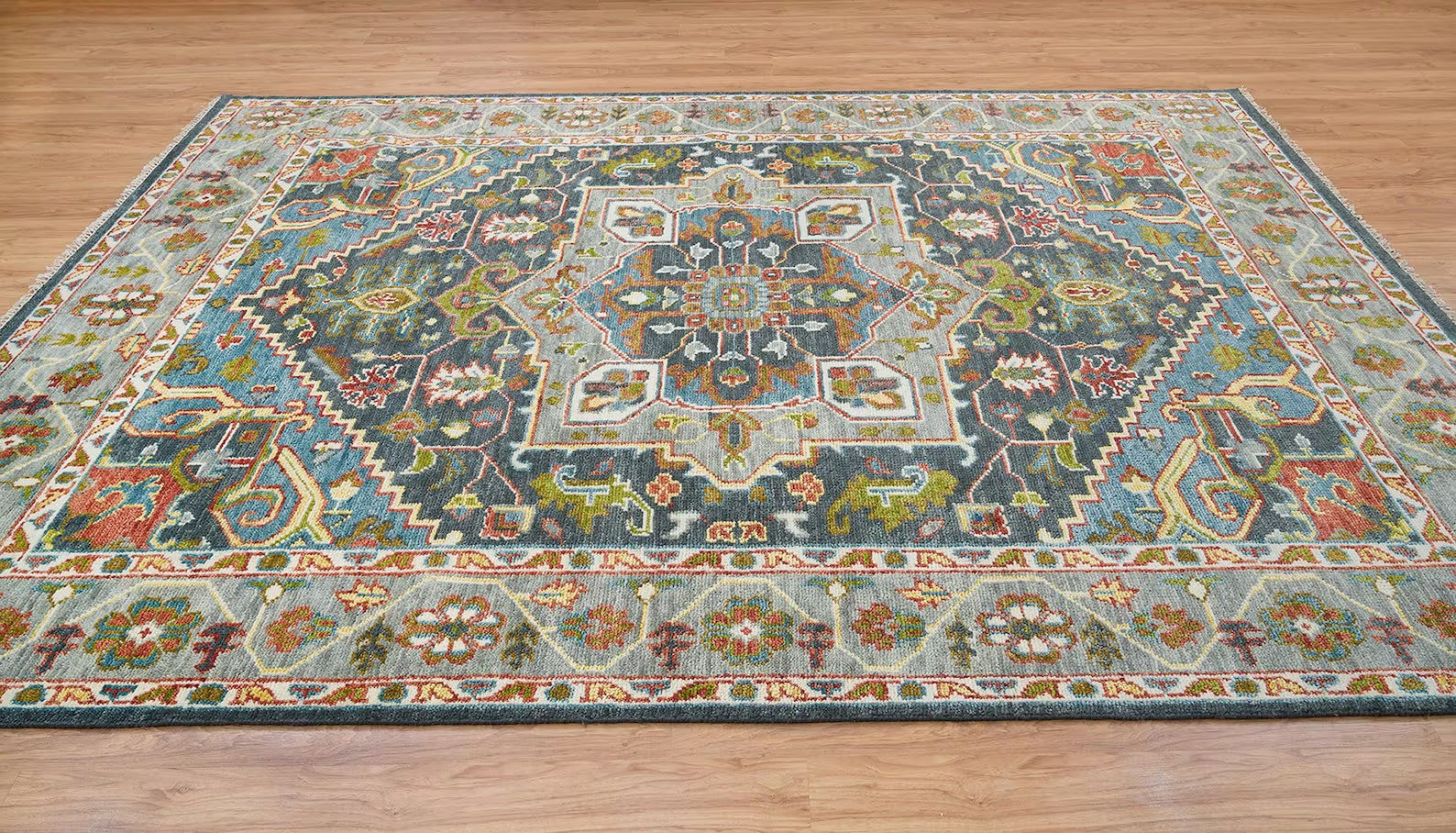 Turkish Oushak Rug Grey