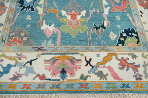 Turkish Oushak Rug,... - Alef home