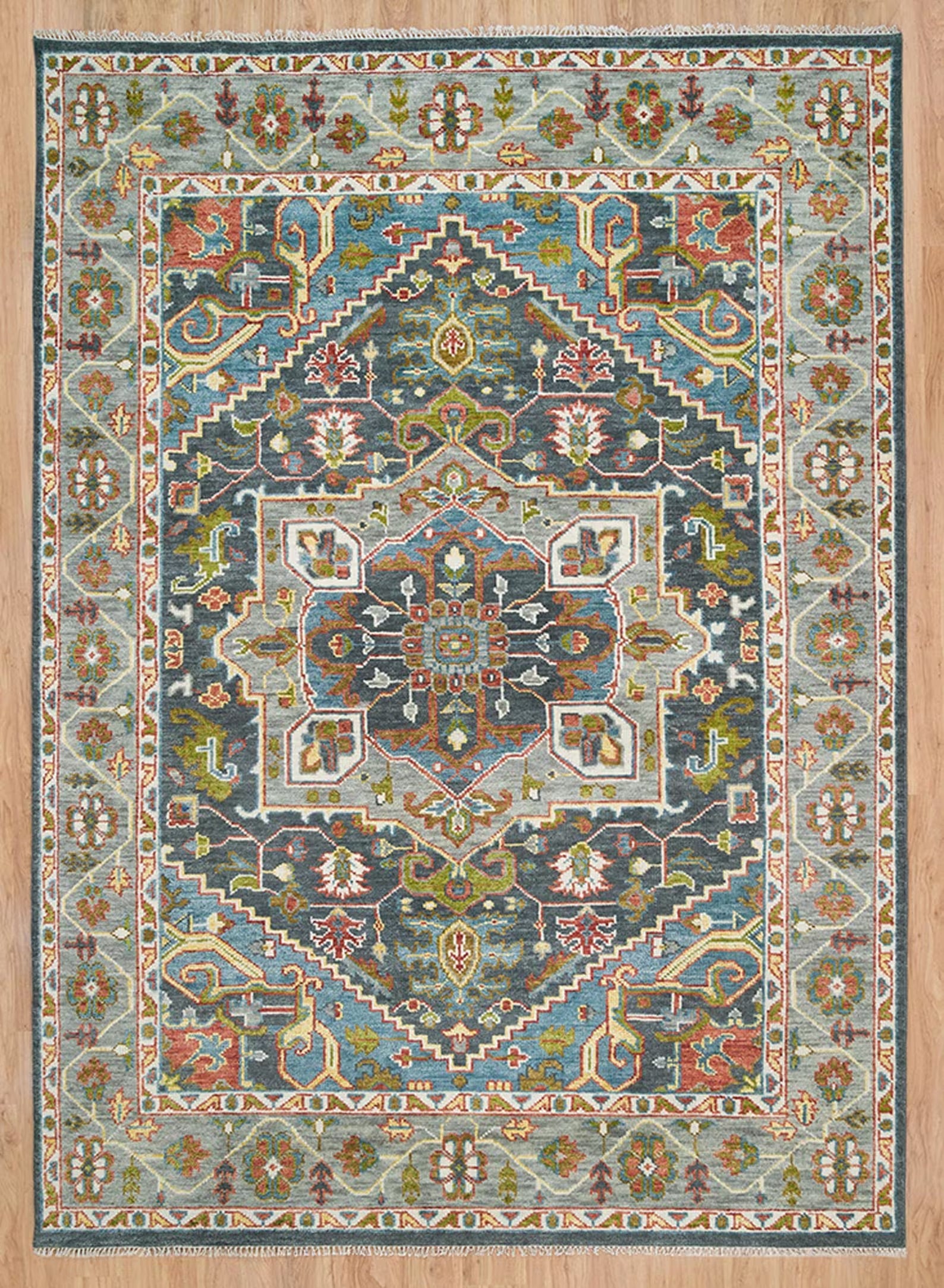 Turkish Oushak Rug Grey