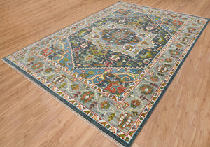 Turkish Oushak Rug Grey - Alef home