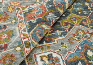 Turkish Oushak Rug Grey - Alef home