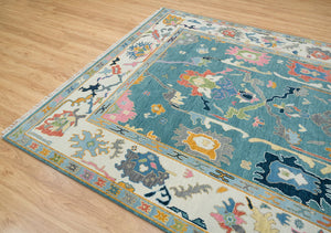 Turkish Oushak Rug,... - Alef home