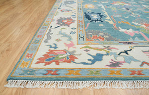 Turkish Oushak Rug,... - Alef home