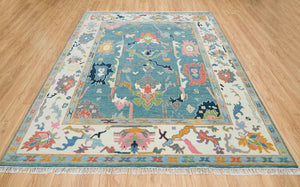 Turkish Oushak Rug,... - Alef home
