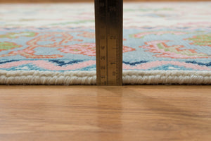 Turkish Oushak Rug Pink And Ivory - Alef home