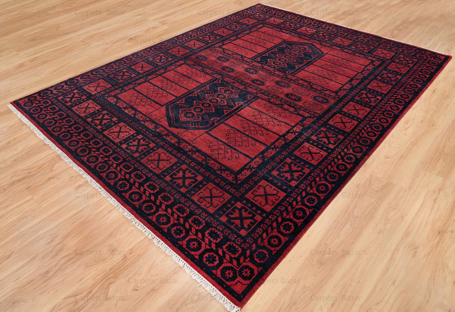 Turkish Oushak Rug Red