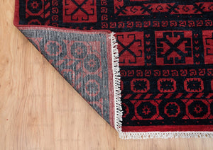 Turkish Oushak Rug Red - Alef home