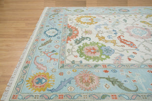 Turkish Oushak Rug Beige - Alef home
