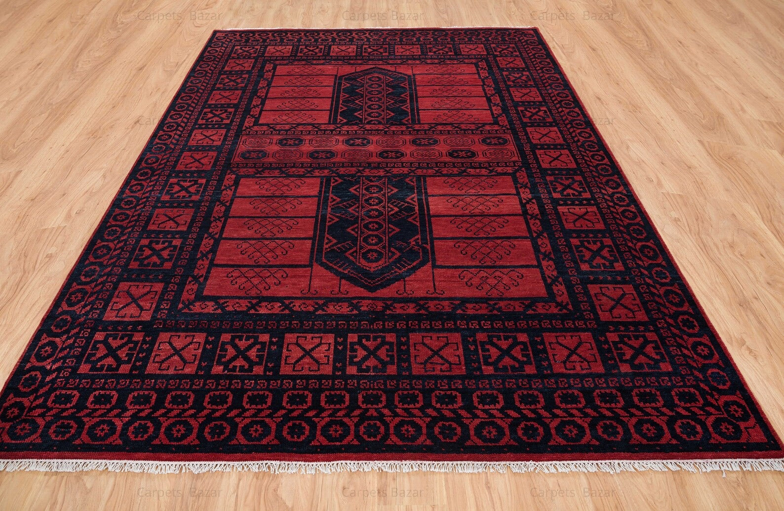 Turkish Oushak Rug Red