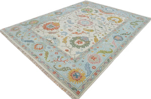 Turkish Oushak Rug Beige - Alef home