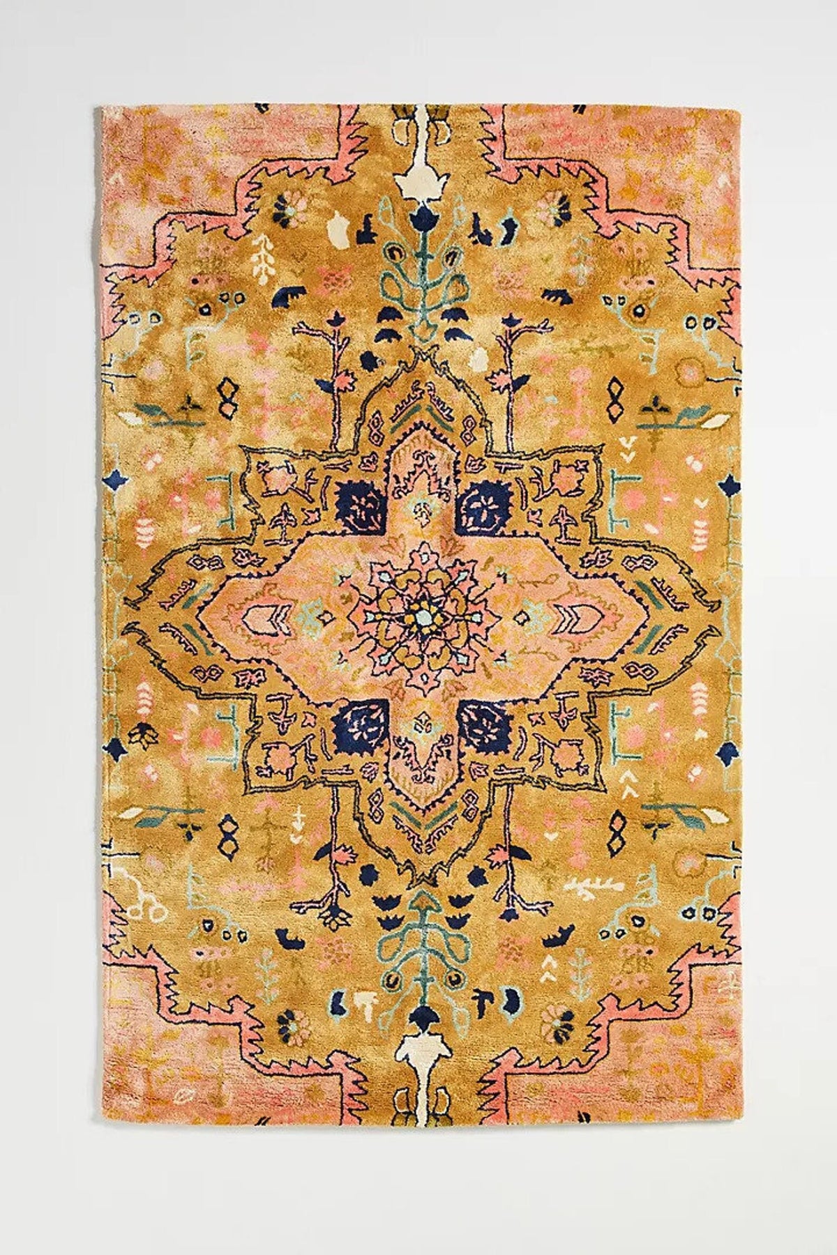 Floral Hand Tufted Woolen Area Rugs - Alef home