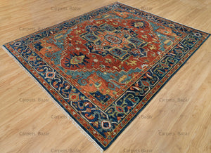 Turkish Oushak Rug Red - Alef home
