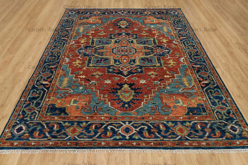 Turkish Oushak Rug Red