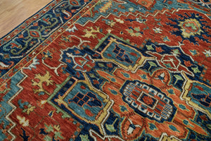Turkish Oushak Rug Red - Alef home