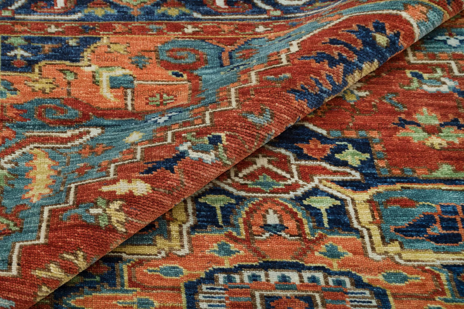 Turkish Oushak Rug Red