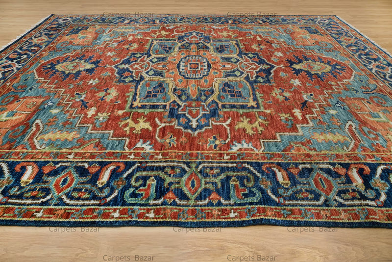 Turkish Oushak Rug Red