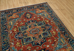 Turkish Oushak Rug Red - Alef home