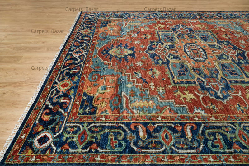 Turkish Oushak Rug Red