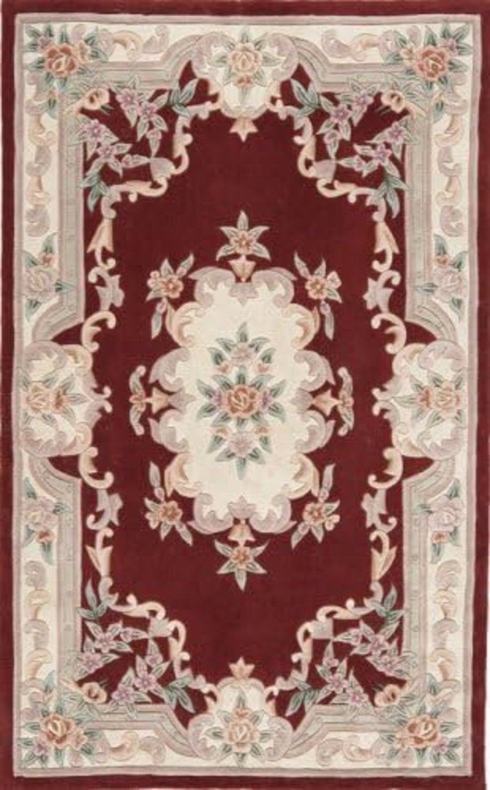 Exquisite Handmade Aubusson Design Rug: Elevate Your Space with Timeless Elegance