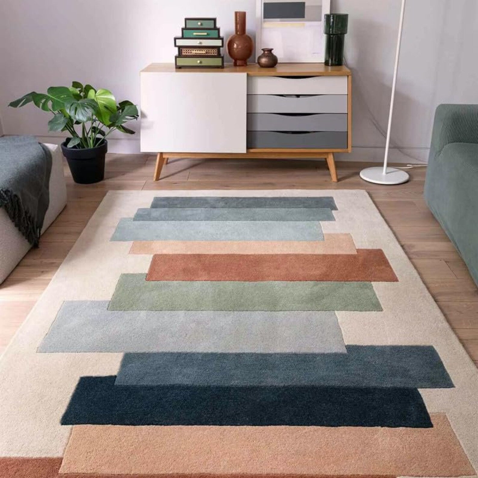 Hand Tufted Rug Woolen Area Rugs