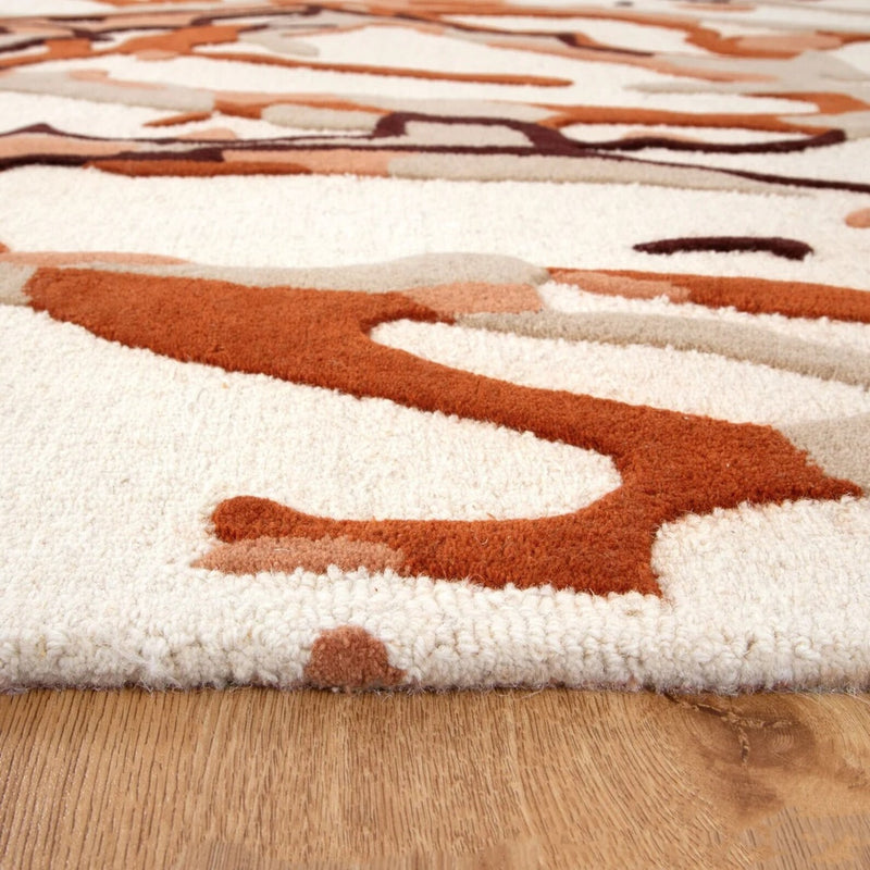 Floral Hand Tufted Premium Woolen Area Rugs for Home