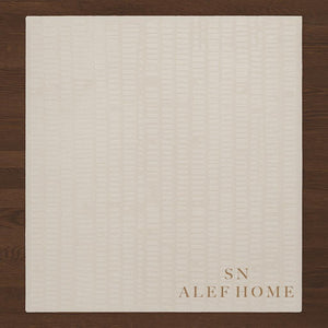 Handmade Ivory Wool Rug: Scandinavian Textured Cut & Loop Pile - Alef home