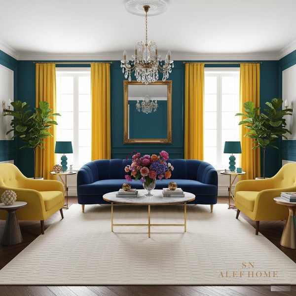 Handmade Ivory Wool Rug: Scandinavian Textured Cut & Loop Pile - Alef home