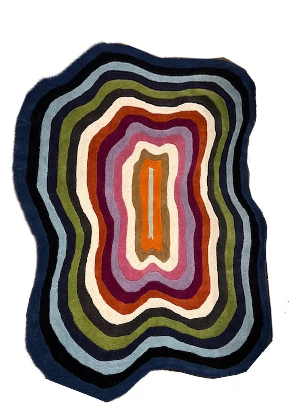 Irregullar hand Tufted Rug Multi - Alef home