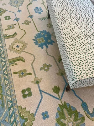 Turkish Oushak Rug Charcoal Colour - Alef home